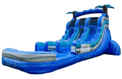 15' Cayman Crush Dual Lane Center Climb Water Slide